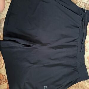 Sweaty Betty Charcoal High-Waisted Shorts